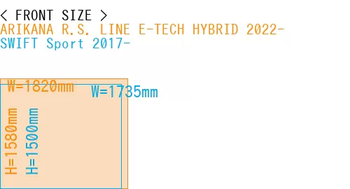 #ARIKANA R.S. LINE E-TECH HYBRID 2022- + SWIFT Sport 2017-